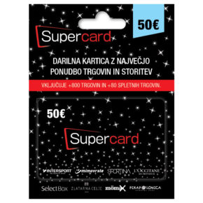 Supercard black 50 EUR