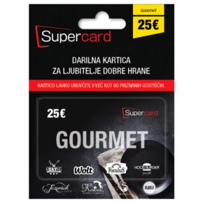 Supercard gourmet 25 EUR