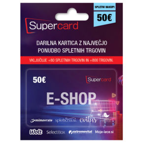 Supercard e-shop super-e 50 EUR