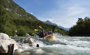 Aktivni planet rafting adrenalin šport Boke Soča