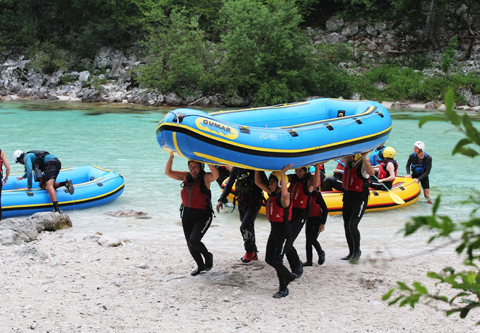 Rafting po reki Soči in soteskanje za eno osebo