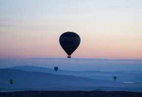 Polet z balonom nad Ljubljano za dve osebi