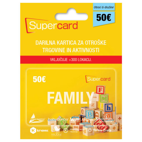 Supercard family 50 EUR