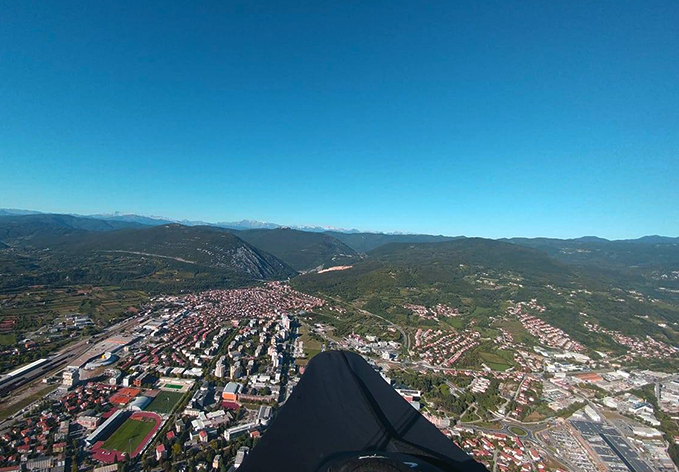 Društvo polet Nova Gorica - XXL polet z jadralnim padalom za eno osebo