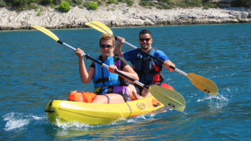Istra-adventure šport voda vodni-šport kajak safari voda zabava v-dvoje