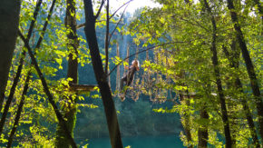 Soča-fun-park adrenalin zipline šport primorska narava zabava
