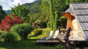 Lepa-lopa turizem nočitev glamping Velika planina sprostitev narava gozd razgled