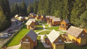 glamping Ribno Bled turizem sprostitev nočitev oddih hiške gorenjska luksuzno