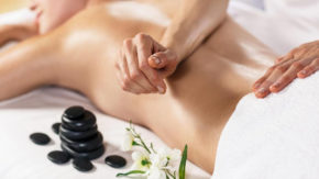 Wellness hotek Montis - masaža v Vročimi vulkanskimi kamni (70 min)